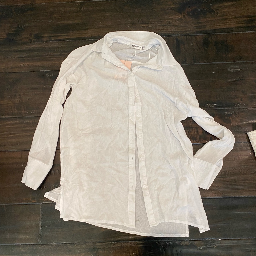 Missguided White Button Down